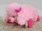 Poduszka Składana Pies Pudel - 35cm PUDELEK różowy