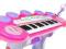 Różowe Organki Keyboard