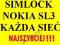 SIMLOCK NOKIA SL3 E52 500 N8 ASHA 300 C6 C5 5min