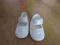 Białe buciki do chrztu dla dziewczynki R. 10cm