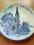 ceramiczny talerz ozdobny Delft blau