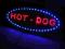 Reklama HOT DOG led szyld panel otwarte open