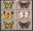 USA 1300/03 ** 6-ka MOTYL Motyle Fauna Owady