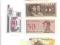 Zestaw 5 x banknotów ze świata stan UNC