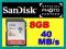 SDHC 8GB ULTRA 40MB/s.Class10 SanDisk *SKLEP W-WA*