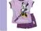 Komplet Disney MINNIE roz 80 t-shirt + spodenki