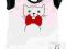 Koszulka Kotek z kokardą kr rękaw biała R 68 WARTO