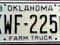 OKLAHOMA 1077 - tablica rejestracyjna z USA