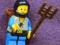 Klocki LEGO Castle Figurka Wieśniak z widłami