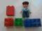 Lego duplo zestaw policjant klocki 43