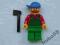 LEGO FIGURKA , ogrodnik z siekierą - NOWA