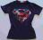 REBEL_granatowy T-shirt z nadrukiem_superman 140