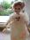 Lalka porcelanowa z owieczką - 43 cm!
