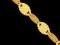 42cm łańcuszek złoty wachlarzyki pr585 GRATISY