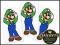 LUIGI - 10cm Cartoon Stickers naklejki