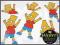 BART SIMPSON - 10cm Cartoon Stickers naklejka