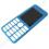 Obudowa przednia Nokia 206 Asha cyan niebieska org