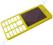 Obudowa przednia Nokia 206 Asha - żółta org