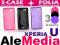 SONY XPERIA U Pokrowiec Etui GUMA S-CASE + FOLIA!!