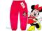 DISNEY MINNIE MOUSE SPODNIE DRESOWE WELUR 116