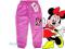 DISNEY MINNIE MOUSE SPODNIE DRESOWE WELUR 122