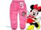 DISNEY MINNIE MOUSE SPODNIE DRESOWE WELUR 122