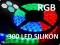 Taśma LED RGB 5050 300 LED rolka 5m silikon