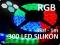 Taśma LED RGB 5050 300 LED rolka 1m silikon