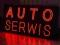 LED REKLAMA WEWNĘTRZNA AUTO SERWIS 100x45 cm