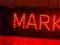 LED REKLAMA WEWNĘTRZNA MINI MARKET 120x25 CM