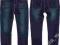 MARKOWE jeansowe SPODNIE rurki 3-4 C661
