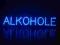 LED REKLAMA SZYLD ALKOHOLE - zew.94x20 cm