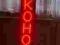 alkohole 132x20 cm diody led reklama