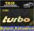 Emblemat napis TURBO, znaczek , logo E052