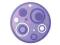 SILICONE ZONE SWIRL PODKŁADKA/UCHWYT FIOLET 18CM