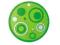 SILICONE ZONE SWIRL PODKŁADKA/UCHWYT ZIELONA 18CM