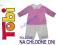 B36 Komplet: OCIEPLANY Bluza Spodnie 68