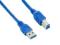 Kabel USB 3.0 AM-BM 3,0m niebieski