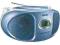 Radio FM Philips AZ105N odtwarzacz CD, niebieskie