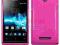 Niezniszczalne Etui Pokrowiec Sony Xperia E Pink