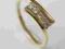Idealny klasyczny pierścionek złoty pr.585 Komunia