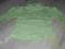 R: 74cm zielony kaftanik bluzeczka z kołnierzykiem