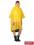 Płaszcz peleryna przeciwdeszczowa poncho żółta HIT