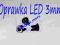 Oprawka diody LED RGB 3mm kapturek osłona 3szt