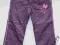 Spodnie ocieplane-c.fiolet roz.92/98