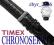 Czarny pasek 20mm do zegarka TIMEX T2N440 - croco