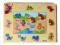 Drewniane puzzle łowienie DINOZAURY+ PUZZLE