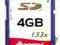 Pretec SD Card 4 GB Cheetah 133x (TD 20MB/s)
