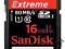 SanDisk Extreme SDHC 16GB UHS-I 80 MB/s