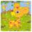 Puzzle dla najmłodszych DREWNIANE 9el - SARENKA